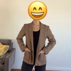 Oscar de la Renta tweed blazer